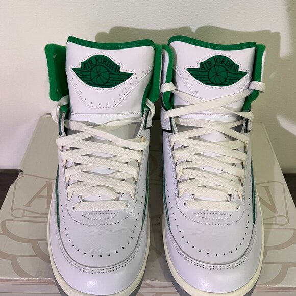 🔥 Air Jordan 2 “Lucky Green/White” | W12 / M10.5 | Brand New 📦 🔥 - Picture 2 of 3